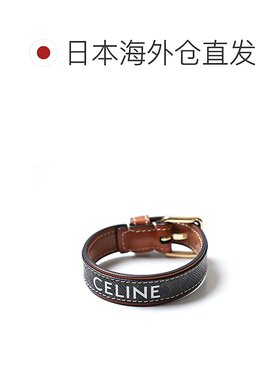 日本直邮CELINE Triomphe 皮革手链 46Y403TOE 女士手镯 Triomphe