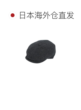 日本直邮Borsalino Cesare 贝雷帽 8片式 GLEN CHECK B15120-A004