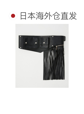 SLY 女装 宽版流苏腰带 仿皮材质 030JAA 【付后1h可退】腰包
