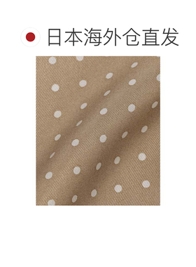 日本直邮SHIPS 真丝方巾波点图案酒红色