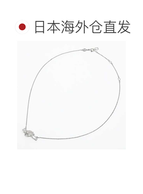 日本直邮施华洛世奇 Matrix 扭纹丝带项链透明银色2025AW5728553