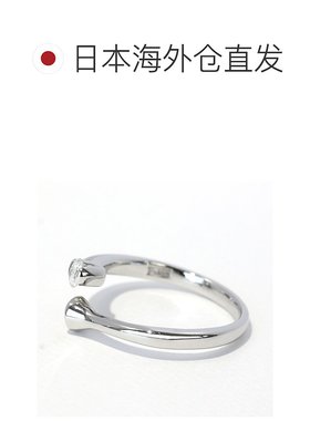 日本直邮(264499) 钻石戒指玫瑰切割 0.24 克拉 PT900 戒指 四月