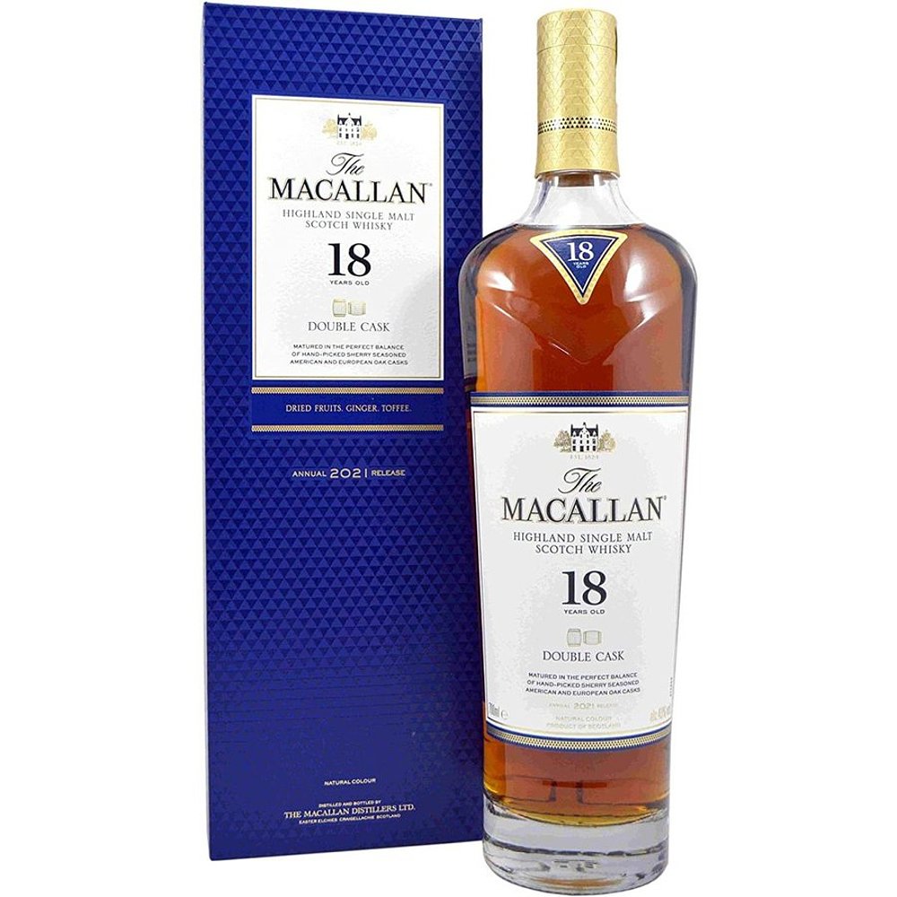 日本直邮Macallan‎麦卡伦18年双桶单一麦芽苏格兰威士忌洋酒700ml-图2