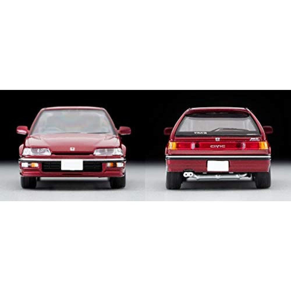 【日本直邮】Tomytec多美卡1/64本田Civic25X・S-限量红色金属车模 - 图2