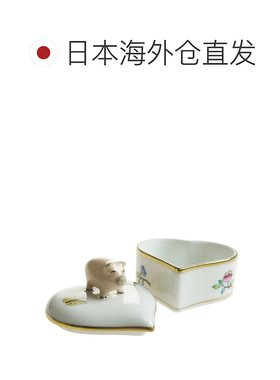 日本直邮HEREND 赫伦 VA维多利亚系列 爱心盒子 猪 6111-72