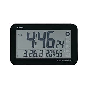 【日本直邮】Casio卡西欧 闹钟 电波黑色自动亮数码带灯DQL-170NJ