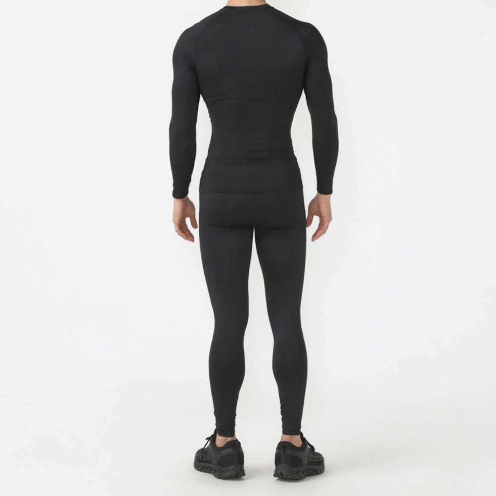 日本直邮TIGORA 男士长袖压缩内衣上下套装 训练服速干,淘宝优惠券,粉丝福利购,淘宝优惠卷