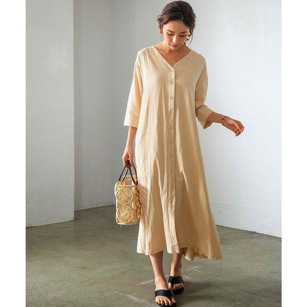 日本直邮geera[web only]v衬衫裙 天猫国际日本直购连衣裙