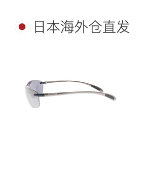 日本直邮SWANS 斯万斯男女无压叶片贴合款SALF-0767蓝灰太阳镜偏U