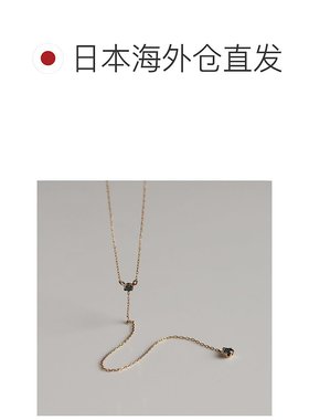 1h可退 日本直邮cui-cui 蓝钻Y字项链 K10YG 783668cuicui