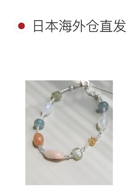 1h可退 日本直邮SMELLY 女士彩珠玻璃手链 天然石风格 夏季饰品