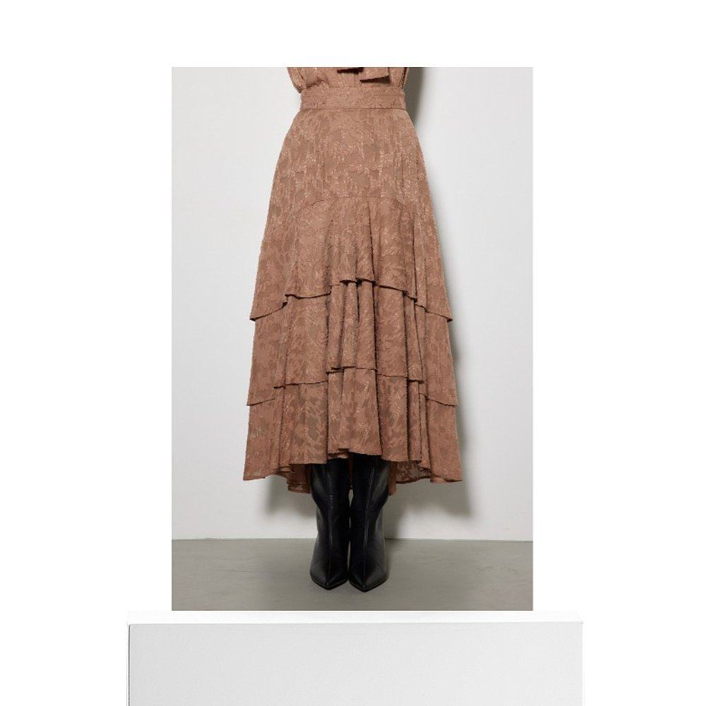 1h可退 日本直邮rienda 女士鱼尾层叠裙 110HA5312101半身裙伞裙,淘宝优惠券,粉丝福利购,淘宝优惠卷