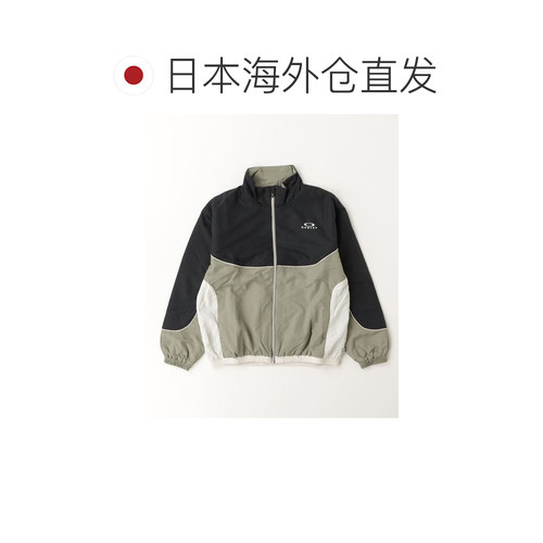 1h可退 日本直邮OAKLEY 儿童宽松保暖连帽风衣 半拉链反光设计 OA - 图1