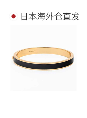 日本直邮Coach 手镯马车设计女士黑色和金色335755GLD001珠宝和配