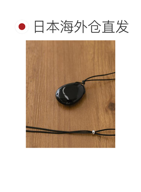 1h可退 日本直邮SENSE OF PLACE 女士 皮革风绳链石坠项链 AA2633