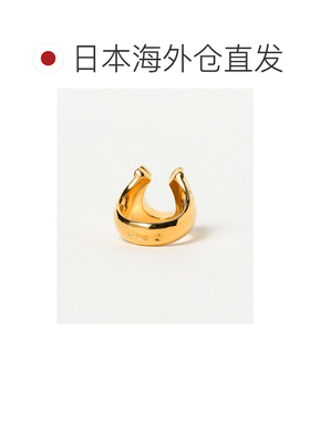 1h可退 日本直邮Bill Wall Leather 男士18k镀金马蹄形锆石戒指 7