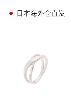 日潮跑腿COCOSHNIK 银色 S 形十字手镯戒指 银戒指405-61884配饰