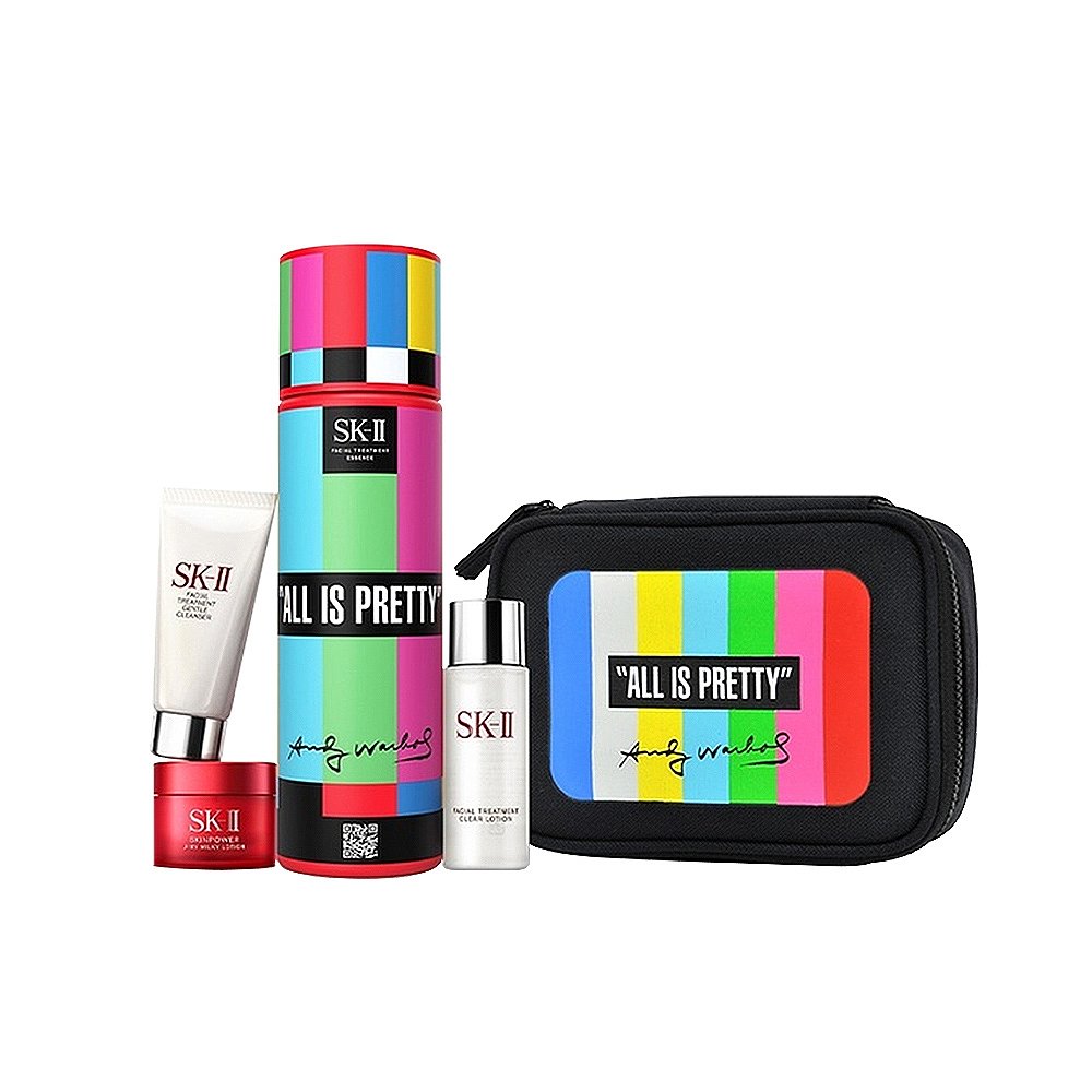 天猫国际日本直购日本直邮SK-II全新限定版礼盒套装神仙水精华+清莹露+面霜+洗面奶0