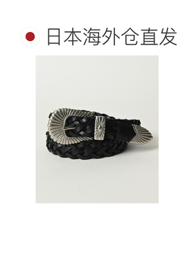 日本直邮ADAM PATEK 男女同款 编织牛皮腰带 半自【付后1h可退】