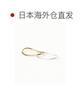 1h可退 日本直邮Rieuk女士双指波浪形指环戒指 64422675091