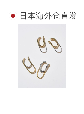日本直邮ELENDEEK 女士 双圈耳骨夹简约设计耳饰 【付后1h可退】