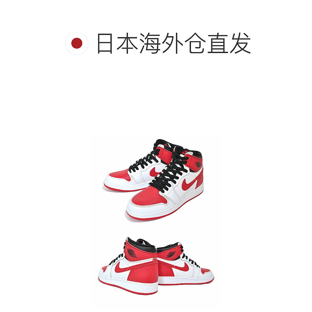 日本直邮NIKE AIR JORDAN 1 HIGH OG GS 575441-161 AJ1白耐克-图1