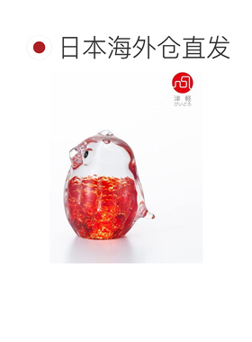 【日本直邮】ADERIA津轻比多罗摆件 小猫头鹰梅花 日本制造 F7972