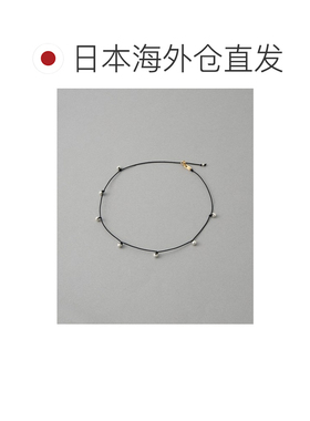 1h可退 日本直邮ete 女士 波点链条吊坠短款项链 可调节长度 8620