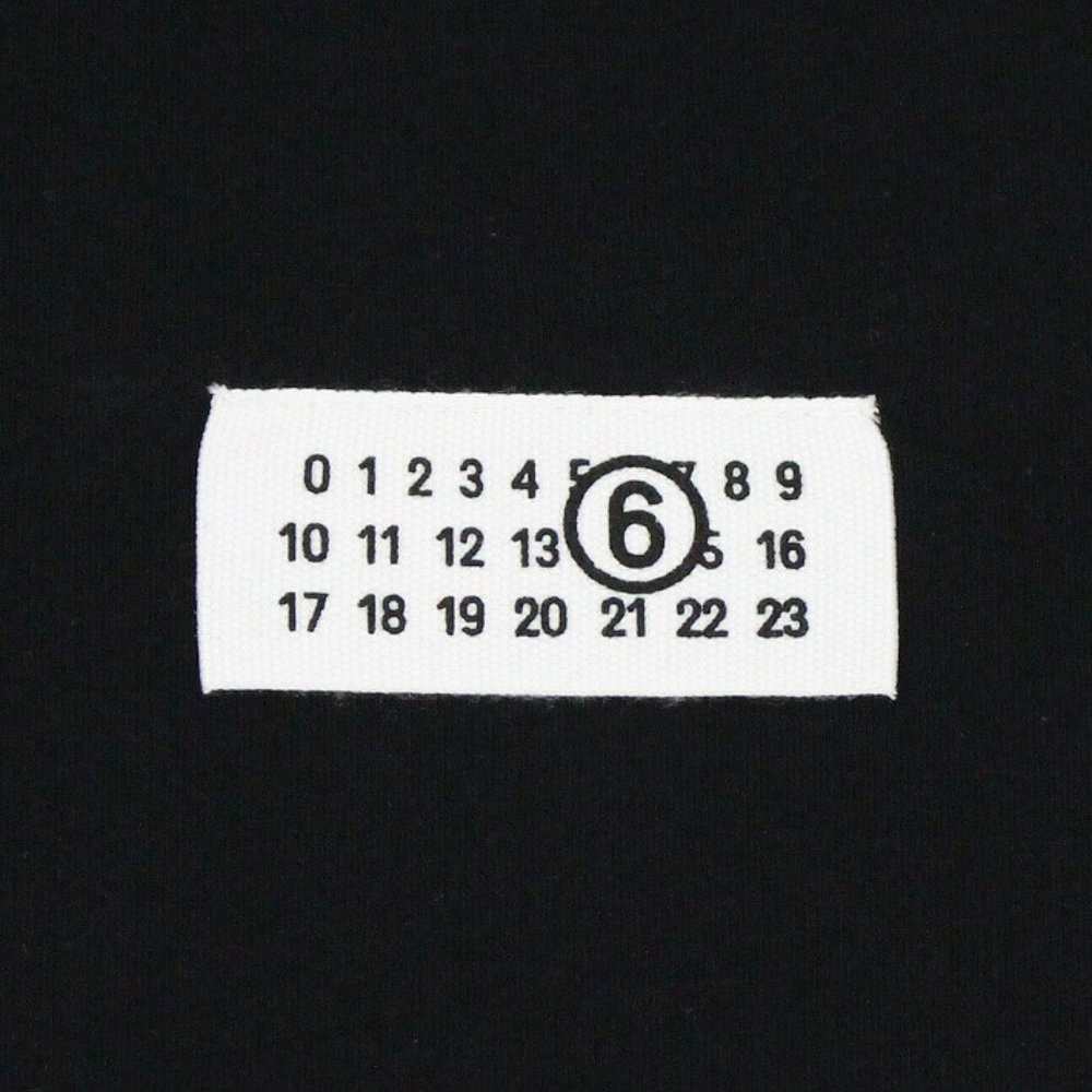 自营 MM6 Maison Margiela SH0GC0033 S24312 数字签名T恤 101 90 - 图2