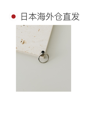 1h可退 日本直邮SMELLY女士黑色天然石不锈钢戒指 SM263302244017