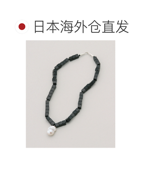 1h可退 日本直邮Rieuk 女士 巴洛克珍珠黑玛瑙项链 925银配件 250