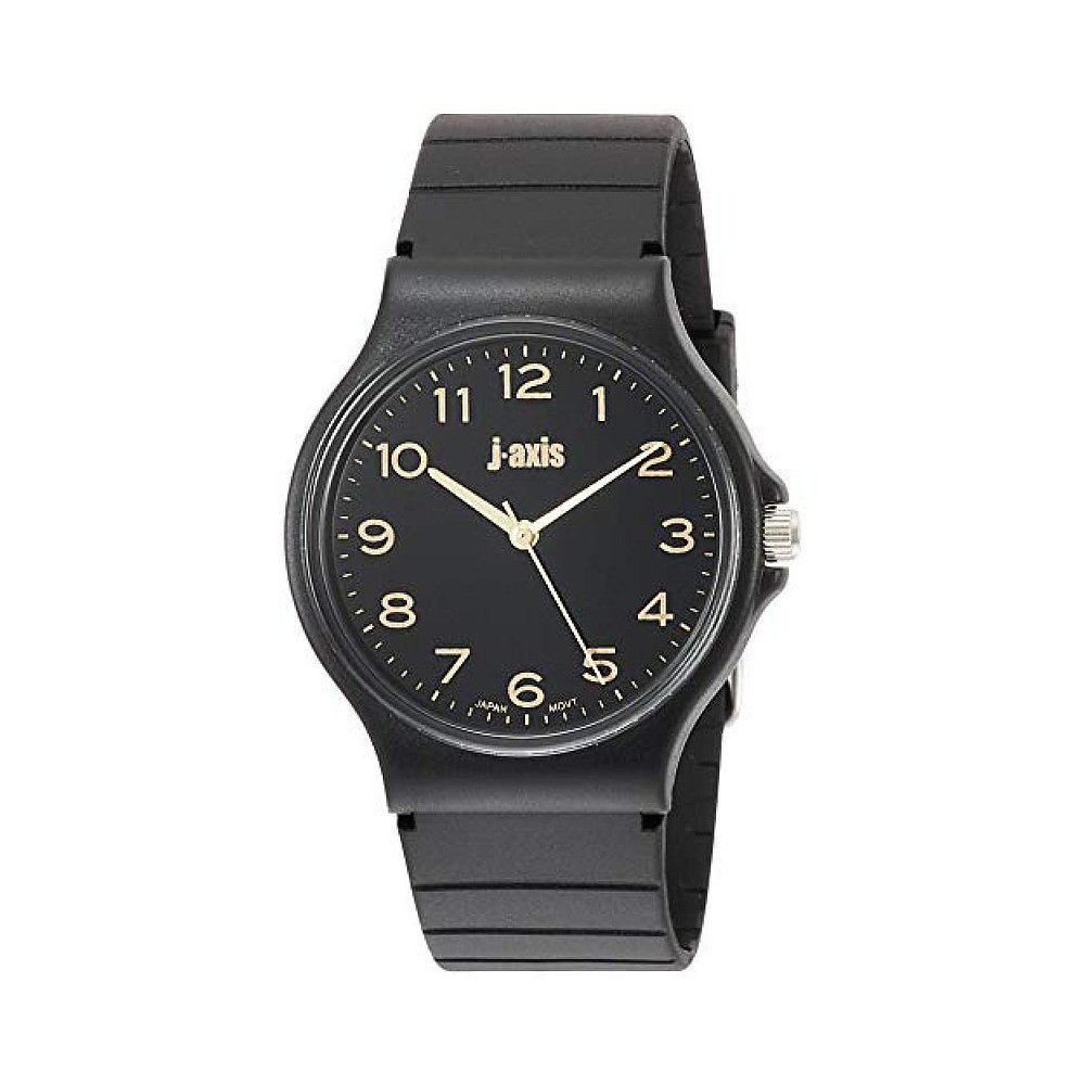 【日本直邮】J AXIS日韩腕表简约风男士休闲百搭手表腕表黑色,淘宝优惠券,粉丝福利购,淘宝优惠卷