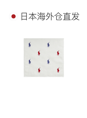 日本直邮RALPH LAUREN Polo马匹图案纯棉毛巾手帕