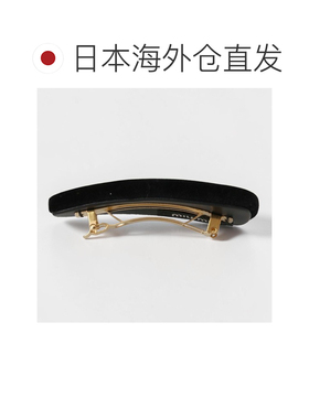 日本直邮Miu Miu“天鹅绒发夹”标志点发饰（黑色）5IF092 VELLUT