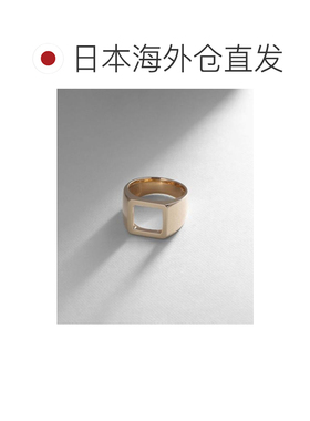 日潮跑腿COCOSHNIK 开口图章方形戒指宝石印章