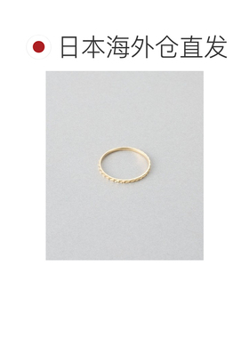 日本直邮Jouete 女士 K10黄铜层叠切割设计戒指 031378