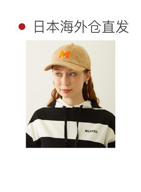 日本直邮MILKFED 男女同款 刺绣贴布棒球帽 10326【付后1h可退】