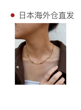 日本直邮GOLDY 女士 小巧花球链项链 单品设计百搭 LEZ1061111A00