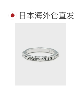 日本直邮agete 阿卡朵 agete 女士银色钻石戒指 双色钻石设计 独