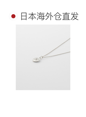 日本直邮agete 阿卡朵 女士 reversible设计钻石银项链吊坠两用 1