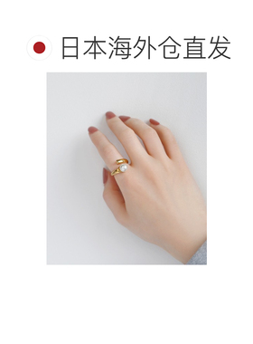 日本直邮ANE MONE 女士珍珠叉戒指 M2130019R