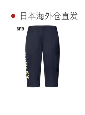 日本直邮OAKLEY 运动裤 3/4丈 高透气 速干 弹力 UV防护 反光条