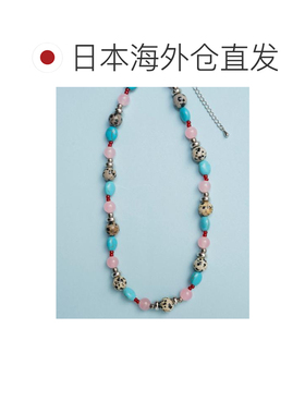 1h可退 日本直邮MAISON SPECIAL 桃色玛瑙组合项链吊坠