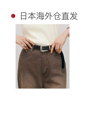 日本直邮LARUTA 女装 复古扣皮革风格腰带 306214【付后1h可退】