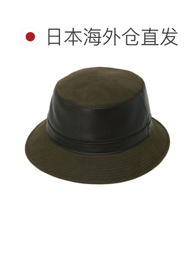 日本直邮DAKS 男士探险帽 safari帽 bucket帽 绵羊皮 茶色 棕色