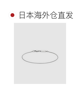 日本直邮TOMWOOD 男女同款 925银经典细链钻石切割手链 101601