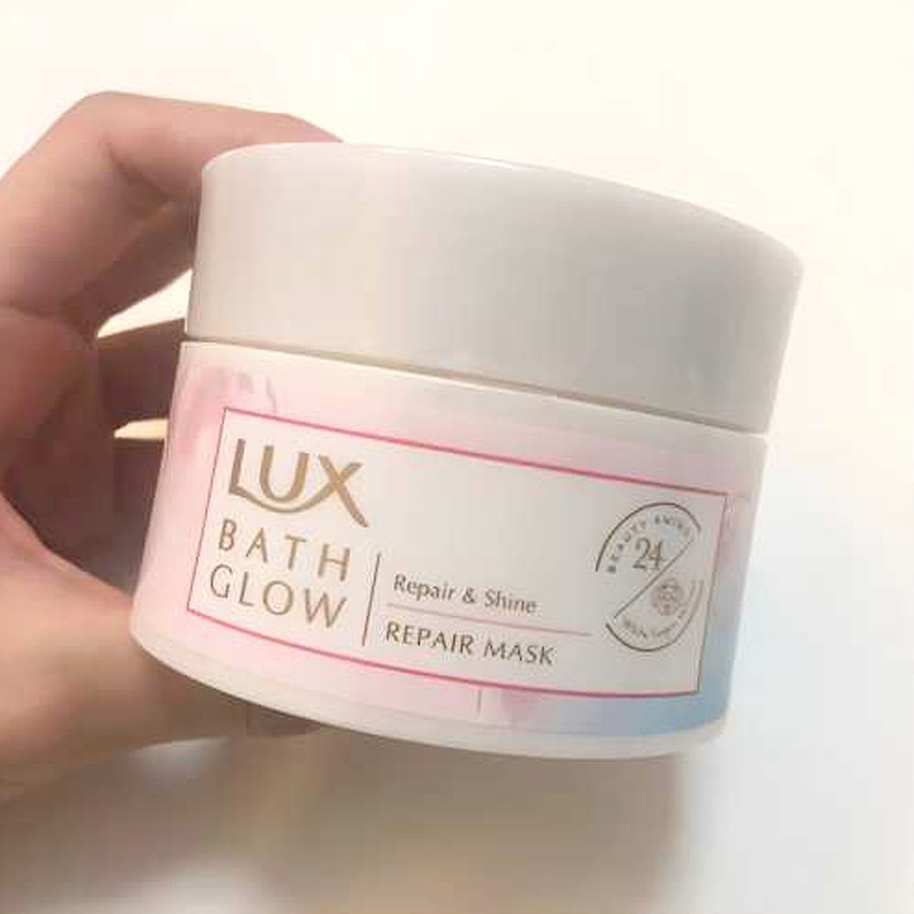 日本直邮LUX 力士bathglow 保湿光泽秀发发膜修护款 185g - 图2