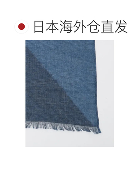 日本直邮SHIPS 棉麻图案围巾 黄色