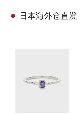 1h可退 日本直邮NOJESS 女士 银镶艾欧莱特石戒指 设计感叠戴戒指