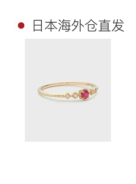 日本直邮NOJESS女士K10红宝石戒指 Pocket Ring系列 温暖贴合设计
